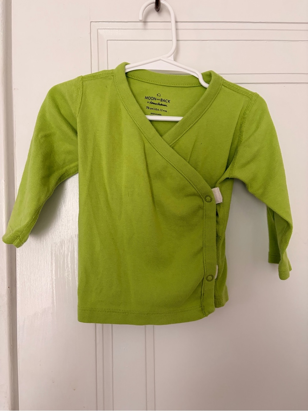 Hanna Andersson Side-Snap Long Sleeve Shirts 6-12 months
